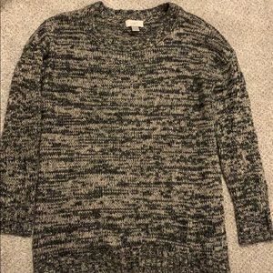 Loft mixed black brown sweater
